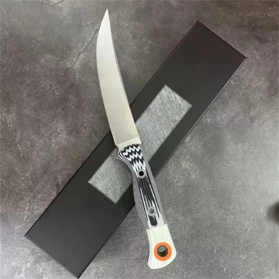 Coltello Dritto BM 15500 Hunt Meatcrafter per Sopravvivenza, Campeggio e Caccia, Portatile con Fodero
