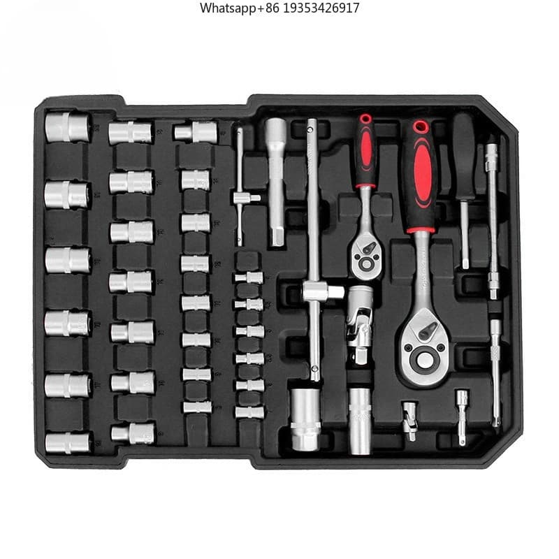 399-piece repair tool set Applicable to with large double opening wrench and black luggage hardware tool box