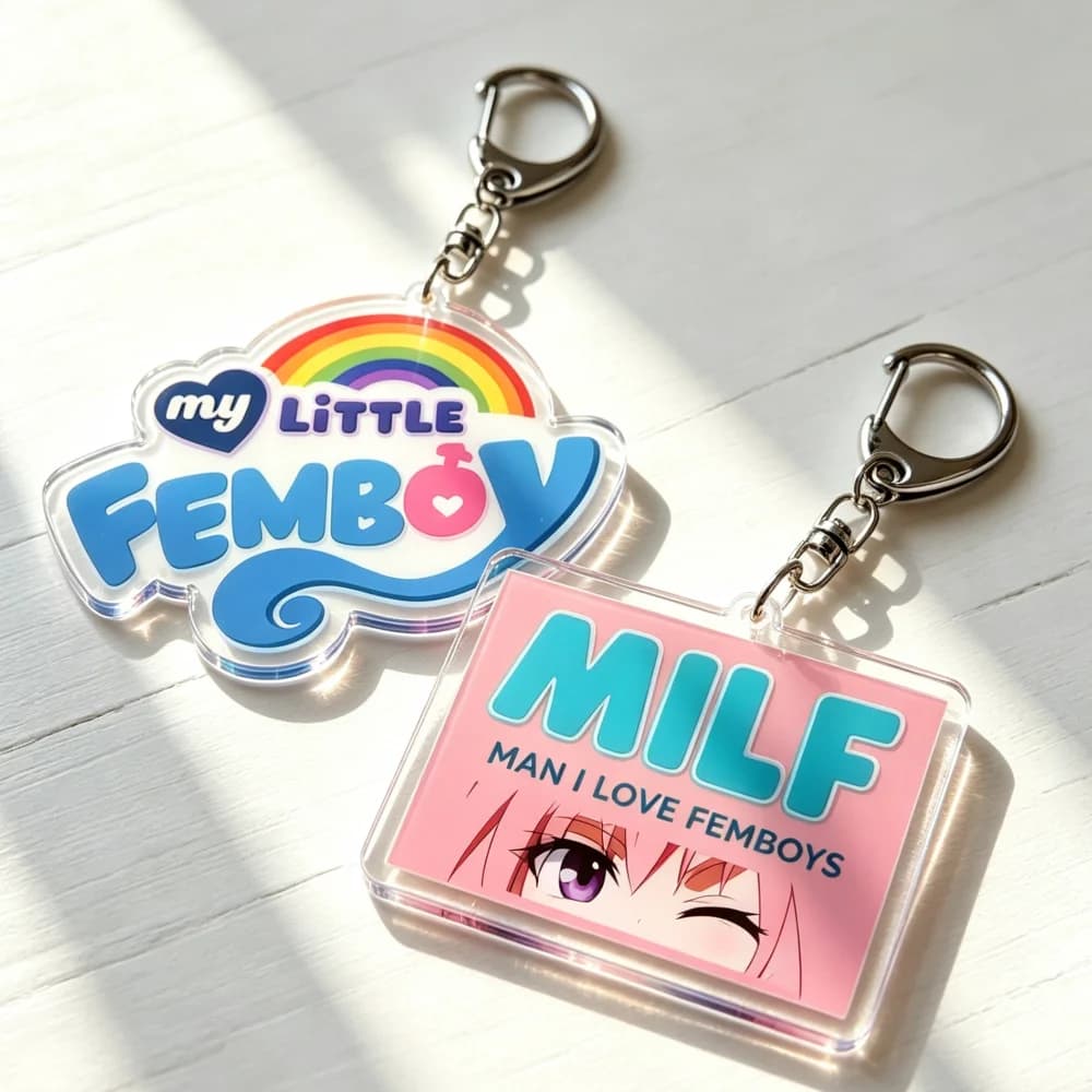 for Furry Femboy Anime Peripheral Acrylic Keychain Exquisite Festival Gift Ornament Decoration Pendant Backpack Accessories