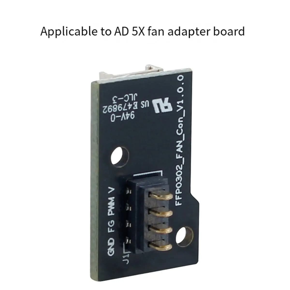 BAAQ 3D Printer Accessories for AD5X Extrusion Head Cooling Fan Adapter Board