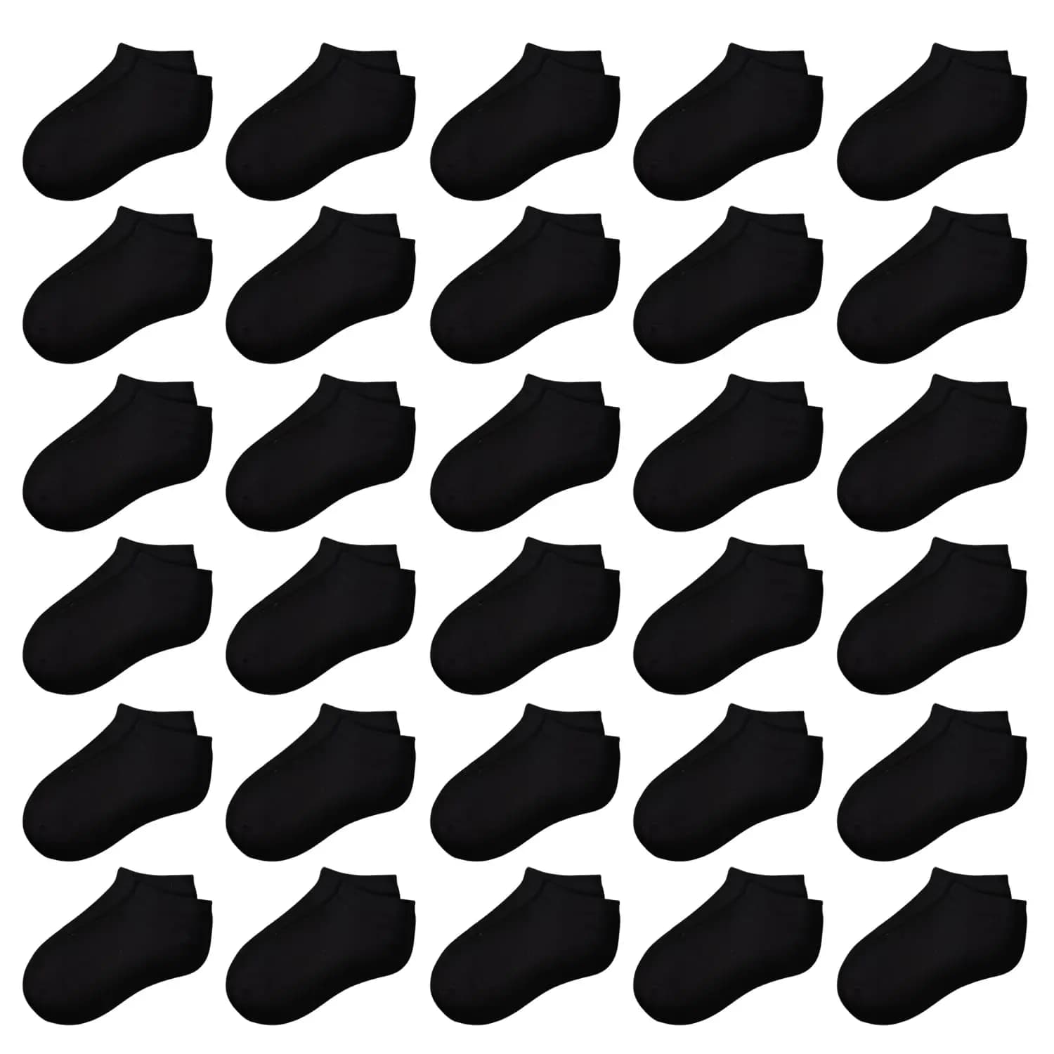 Toddler Socks 30 Pairs Kids Low Cut Socks for Boys Girls 1-14 Years Old Baby Children No Show Ankle Socks Set