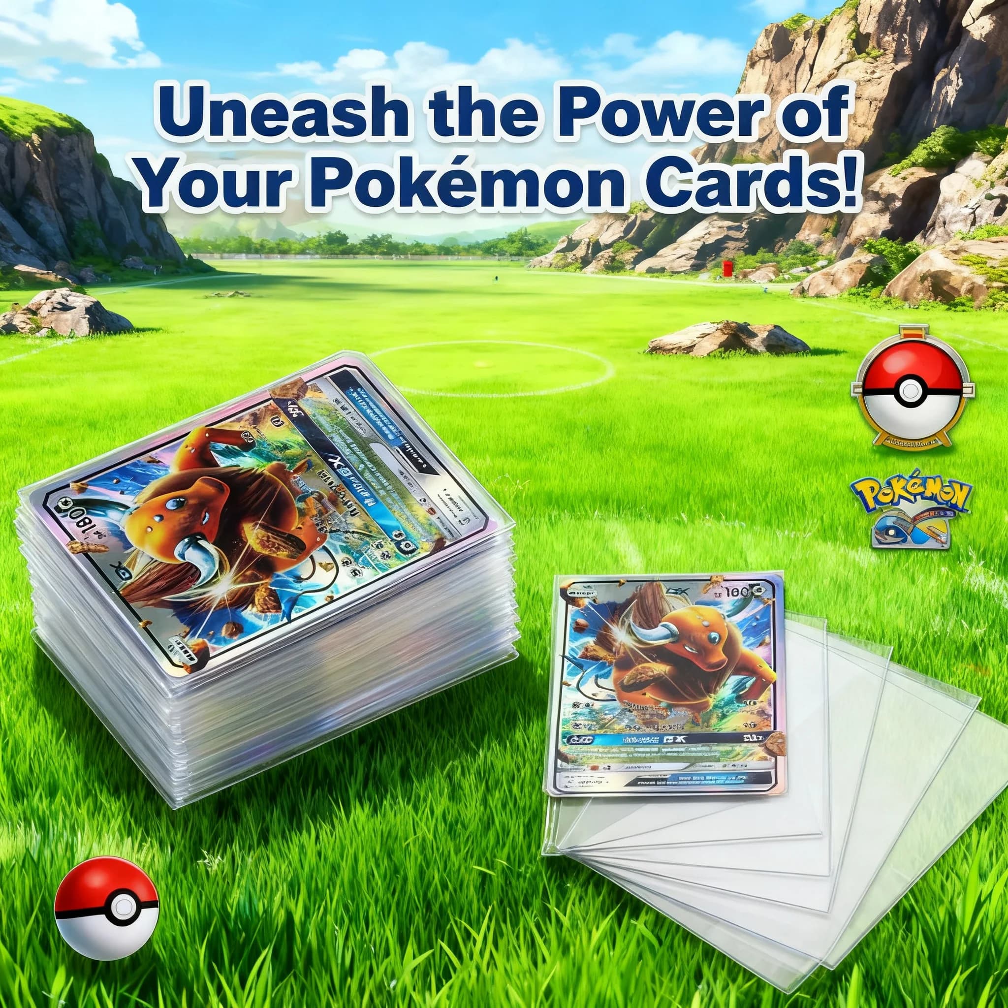 100 Pezzi Custodie Protettive Trasparenti per Carte da Gioco TCG Pokemon Yugioh, Porta Carte Sportive e Fotografiche, Contenitore per Giocattoli