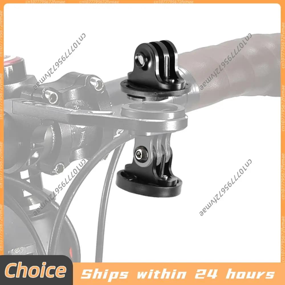 Support for Sports Bicycle Camera in Aluminium Alloy, Stand for Computer with Garmin Edge Interface Adapter