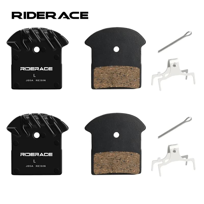 RIDERACE Bicicletta J05A Pastiglie Freno A Disco Mountain Bike Raffreddamento Ceramica Per Shimano J04C J02A XT deore SLX XTR M7100 M9100 M9020