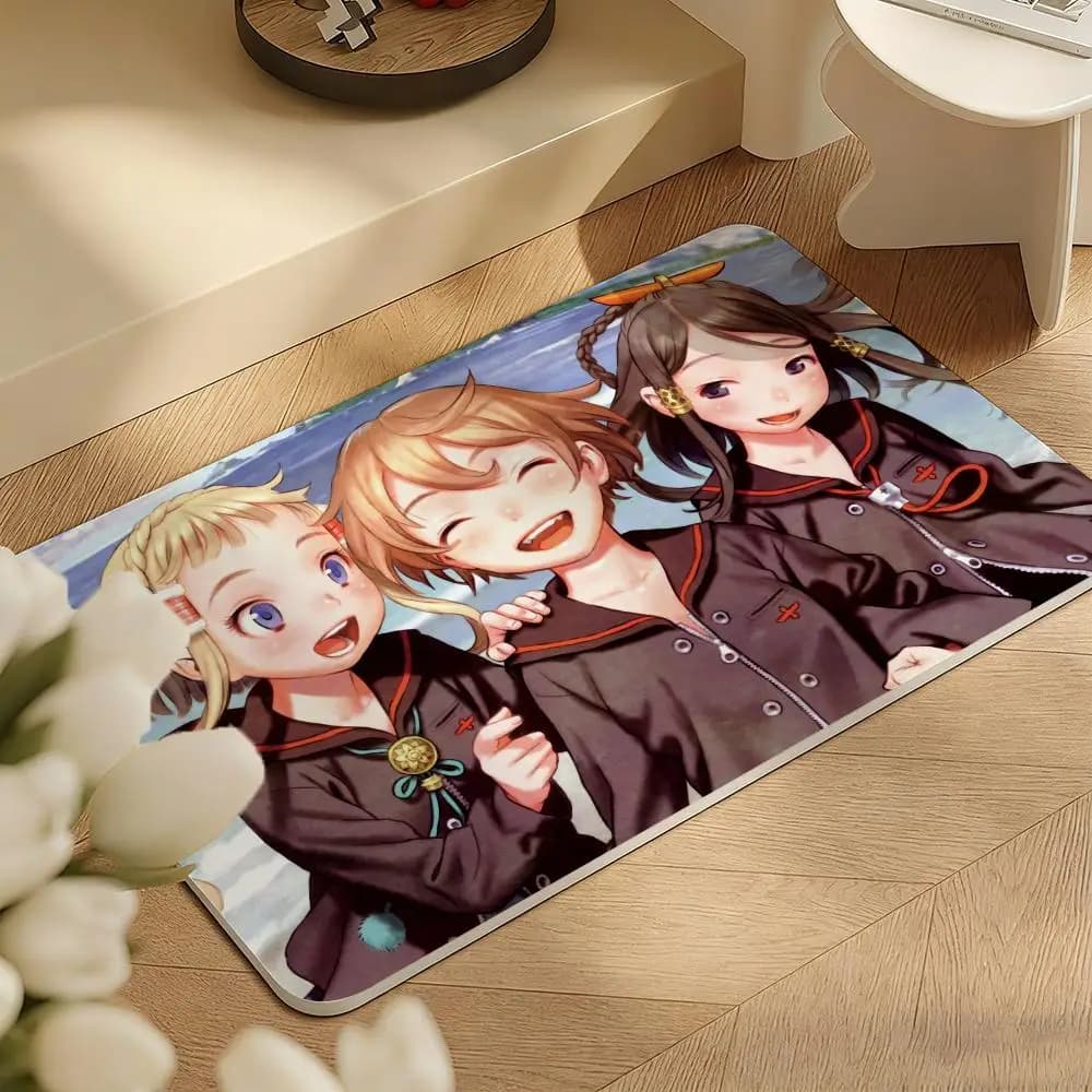 Anime L-Last E-Exile Floor Mat Diatomite Floor Mat Fast Drying Odor Resistant Non Slip Bath Kitchen Mat