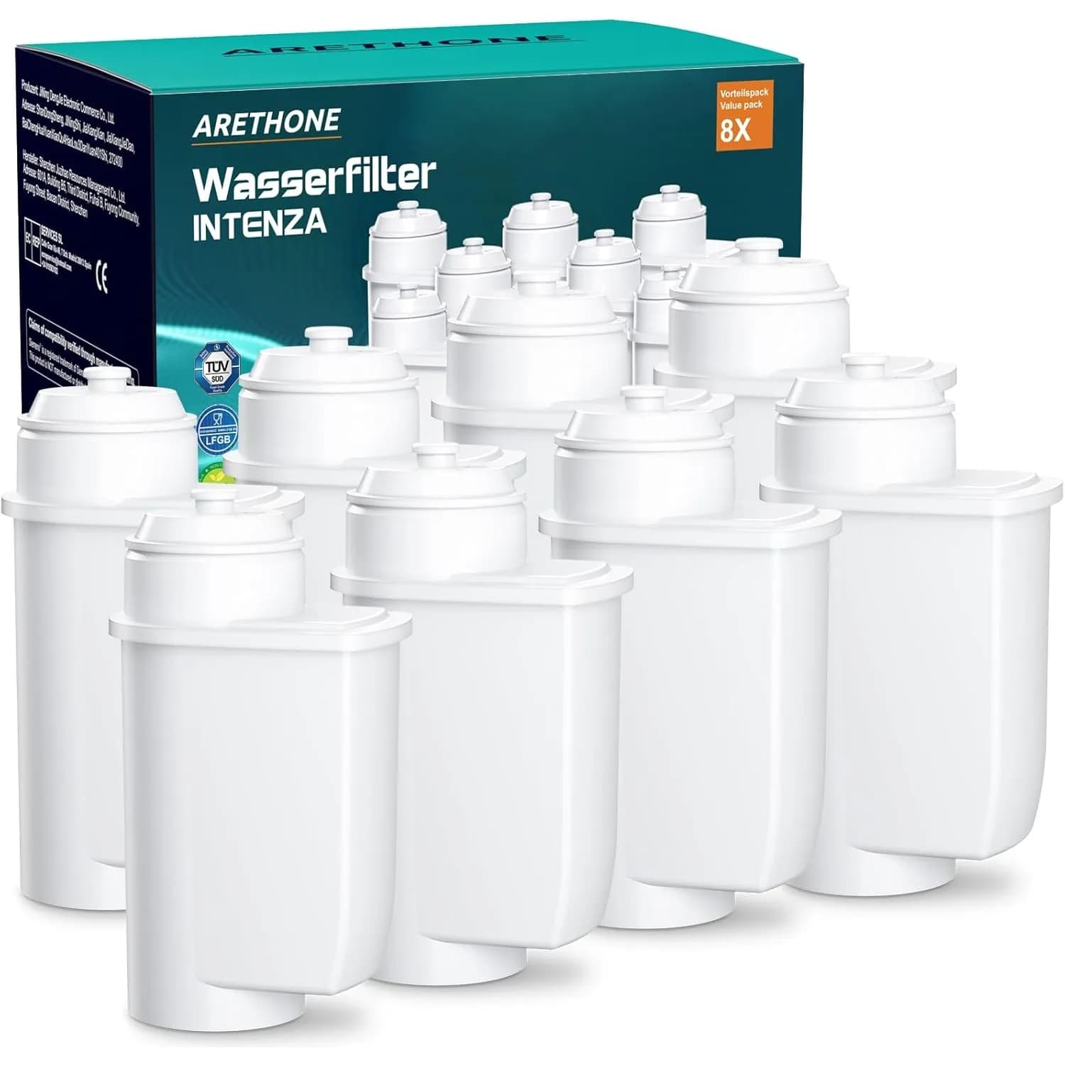 Filtro dell'acqua per Siemens serie EQ, macchina da caffè con filtro dell'acqua per Bosch Vero, TZ70003/TCZ7003/467873, Siemens 3200
