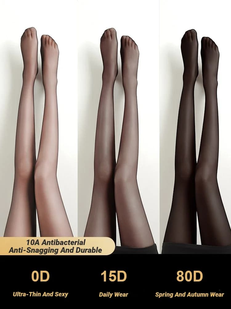 Collant Donna Primavera/Autunno Sottili Tinta Unita Per Donna Spessore JK Effetto Seta Estivi Ultra Anti-Strappo Femminili