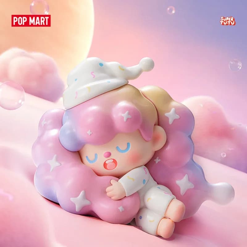 POPMART SUPERTUTU HAPPY ING Serie Scatola cieca originale Scatola misteriosa a sorpresa Simpatico anime Action Figure Ornamenti Figurine