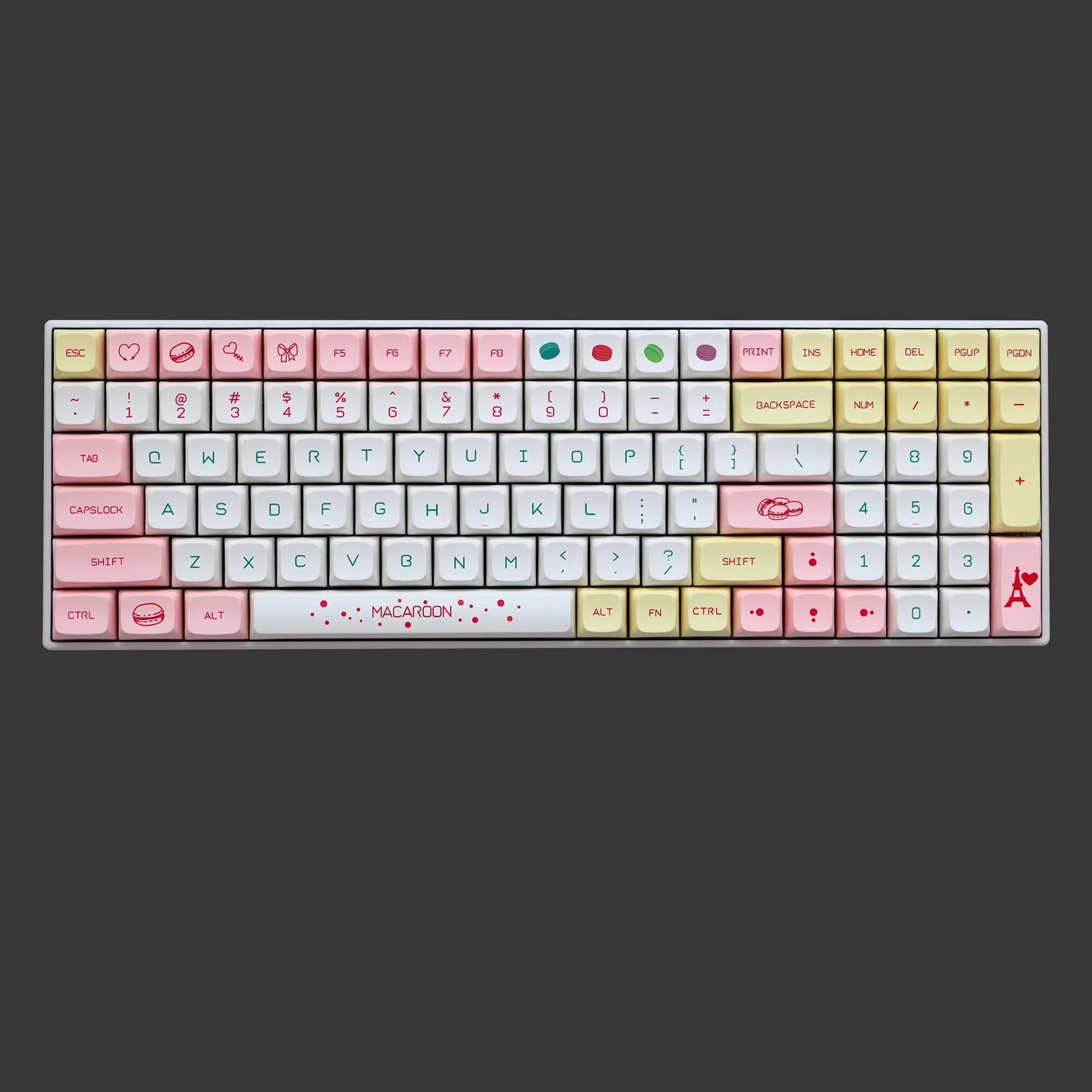 136 tasti/set Tema Amaretto Copritasti PBT Sublimazione della tintura Keycap per MX Switch Tastiera meccanica XDA Profilo Copritasti