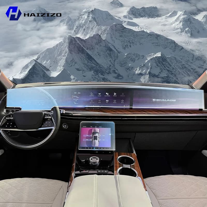 Per Cadillac Escalade 2025-2026 Schermo LCD Anti impronte digitali Pellicola opaca in TPU Pellicola protettiva per schermo di navigazione per auto Accessori PPF