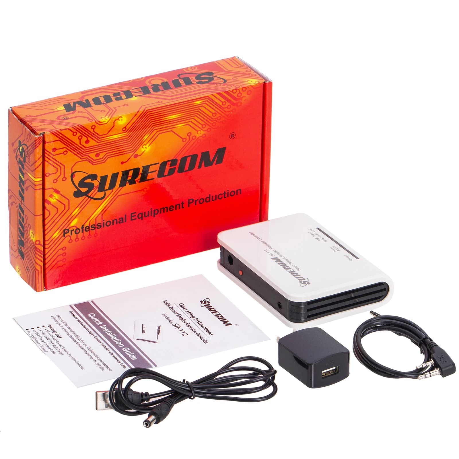 Surecom SR-112 Controller ripetitore Simplex Cross Band per Baofeng UV-5R 888S Walkie Talkie Radio bidirezionale