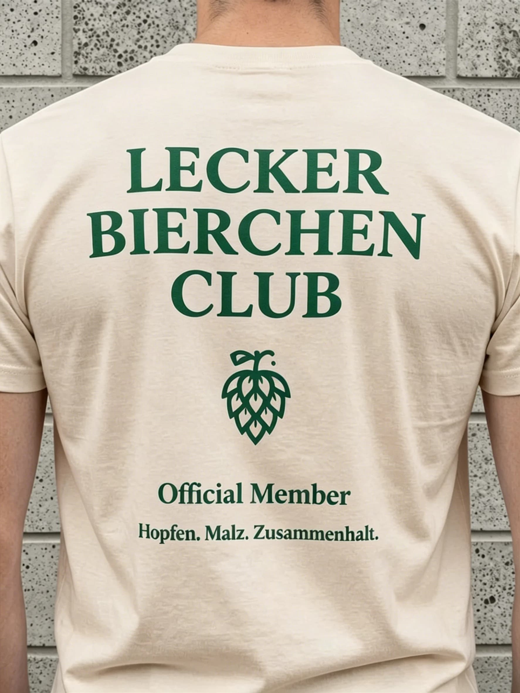 Funny Meme Lecker Bierchen Club Membership Beer Lovers Graphic T Shirt for Men Popular Men's and Women's Four Seasons top gift