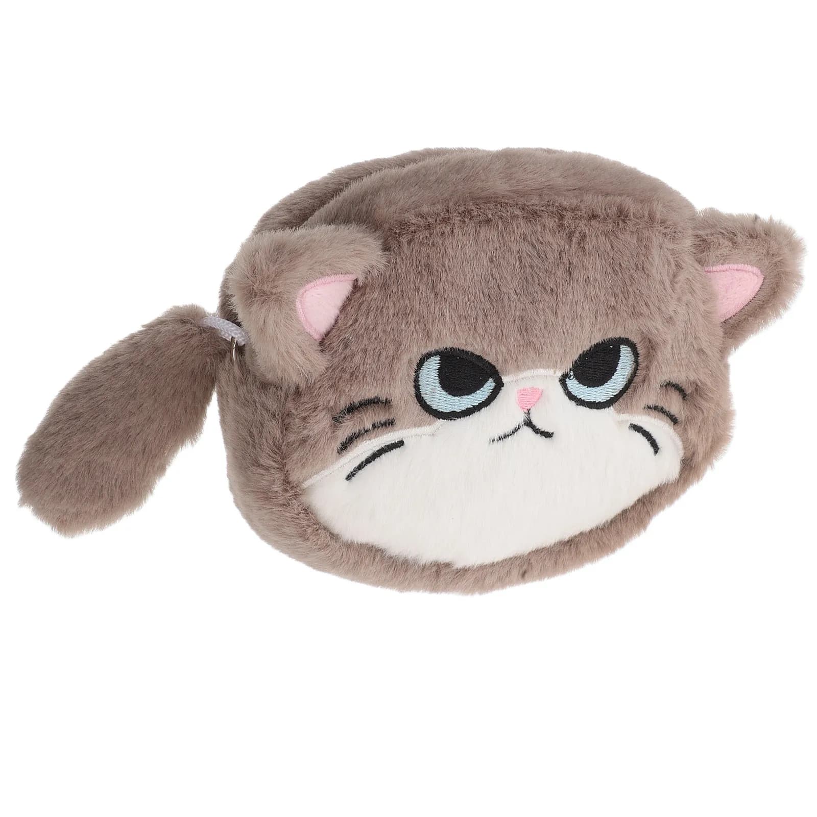 Cat Coin Purse Cute Kawaii Change Wallet for Women Girls Small Cartoon Storage Pouch Lipstick Makeup Bag Portable Earphone Keys