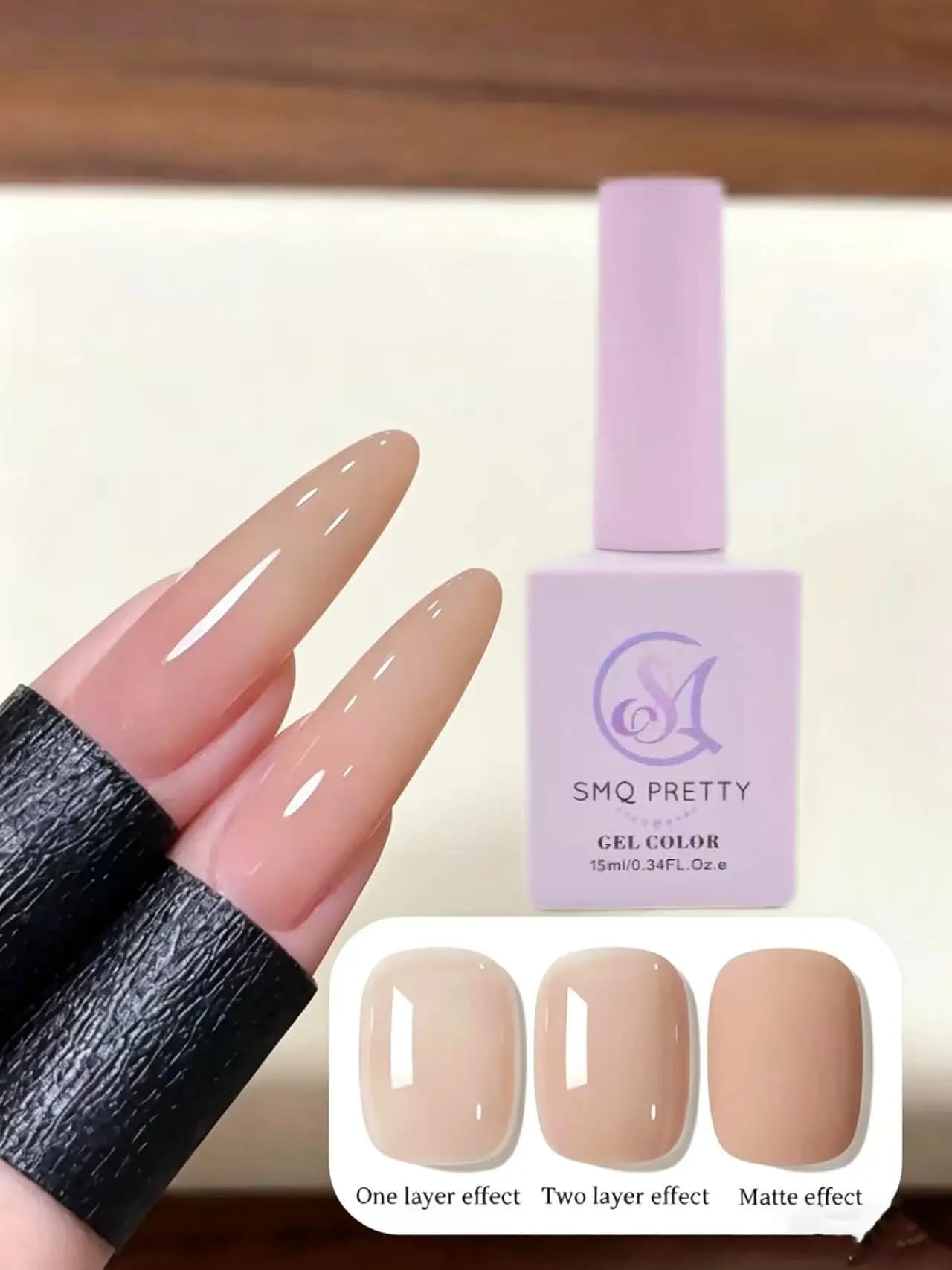 Gel Nail Polish without Preparation 15ML, Gel Nail Polish, Soak Off UV LED Nail Collar, Manicure