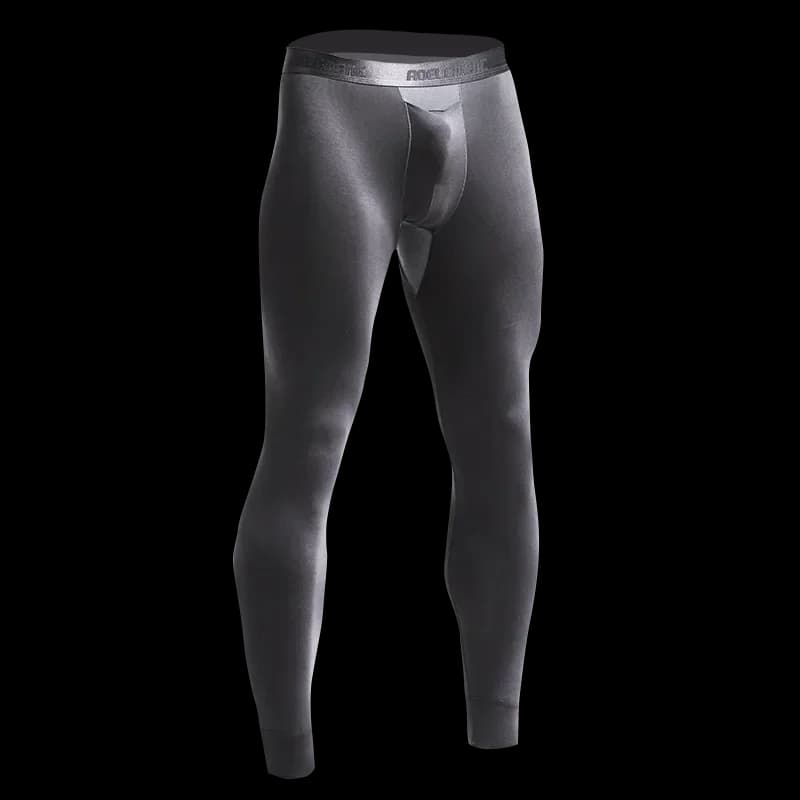 Long Johns, pantaloni sottili in cotone e lana da uomo, mutande, leggings da uomo, pantaloni termici primaverili e invernali