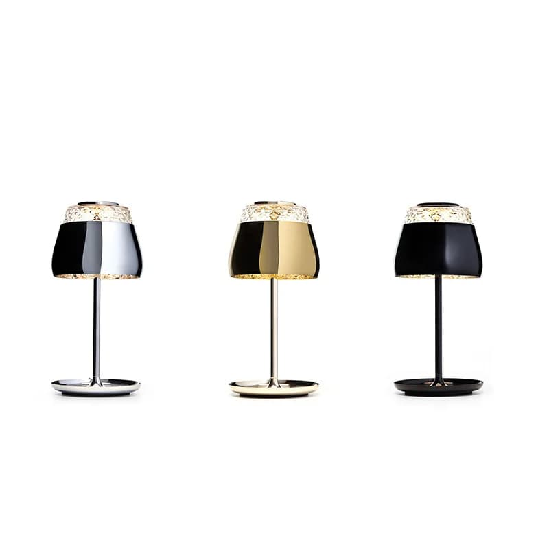 Ambient desk lamp creative Valentine's Day villa bedroom study glass bedside lamp