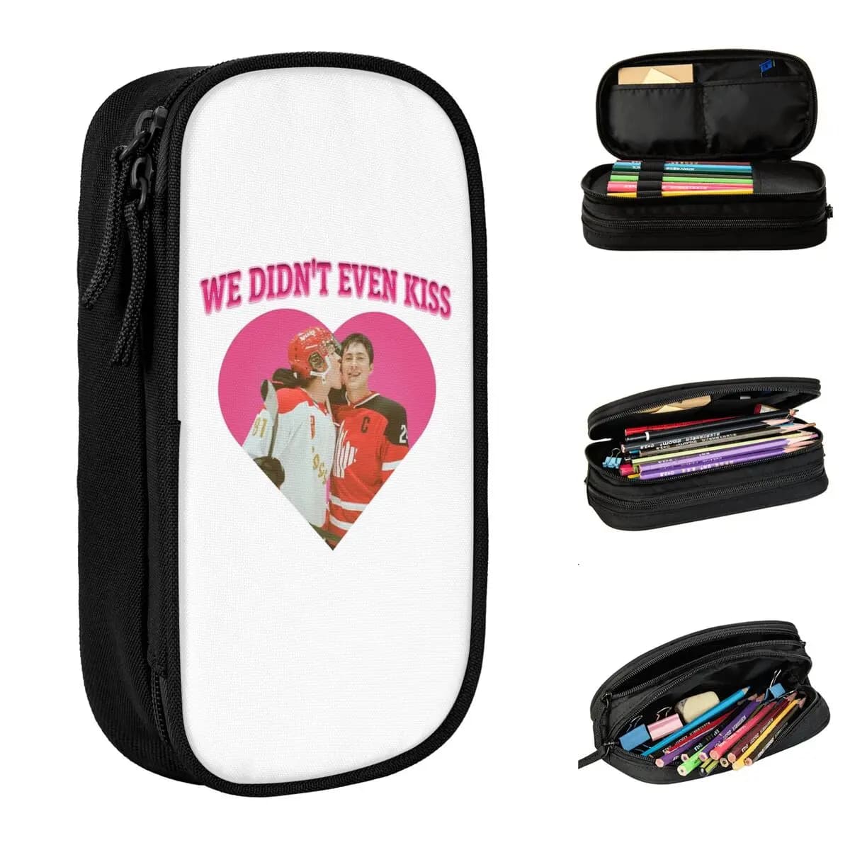Astuccio per matite Hollanov Rivalry riscaldato Astuccio per matite Ilya e Shane Portapenne Borsa grande per bambini Materiale scolastico Regali di cancelleria