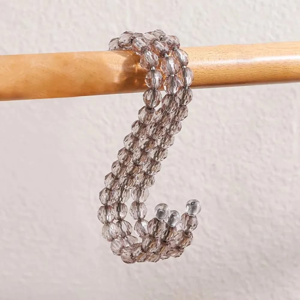 3PCS Non-Slip S Shaped Hook Rustproof Space Saving Artificial Pearl Hook Pearl Hanging Clothes Hangers Home Storage
