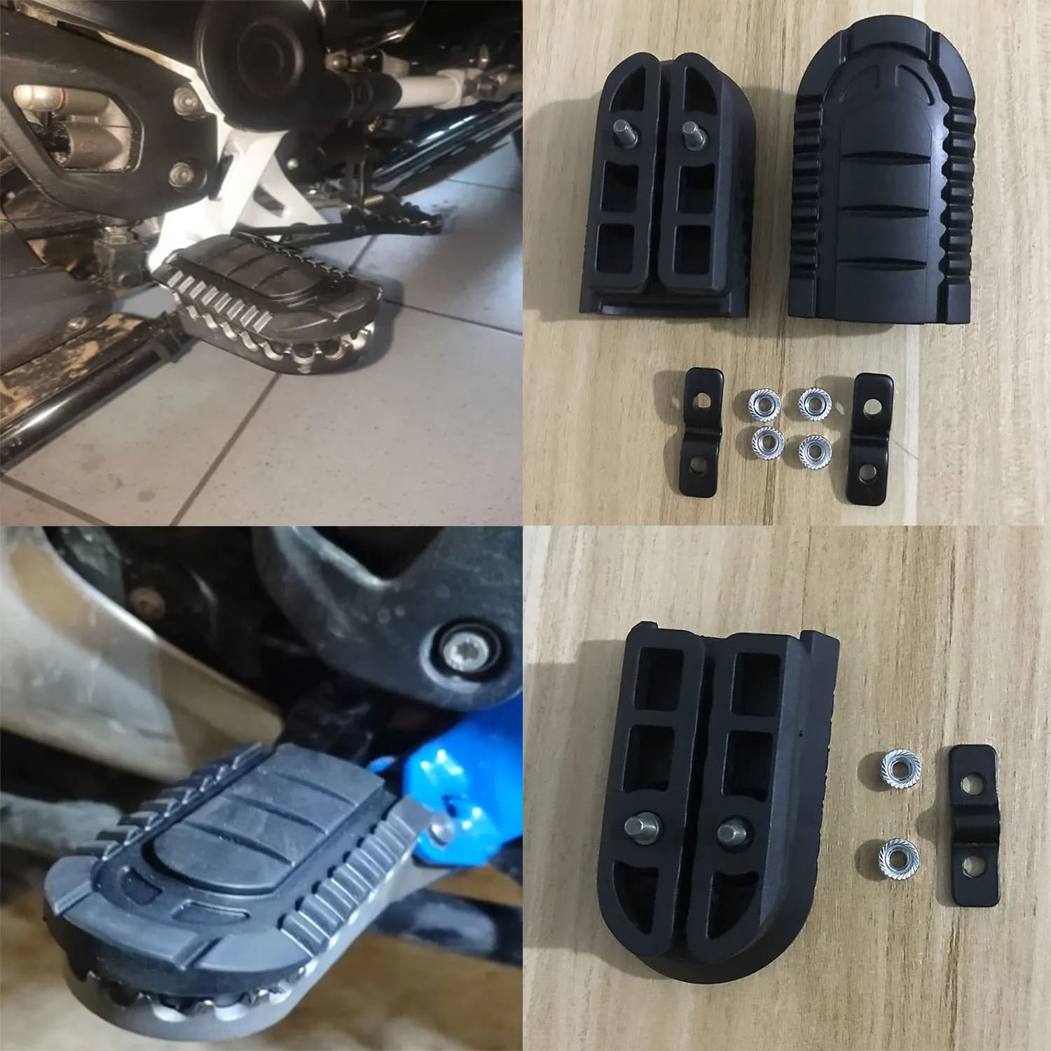 Misura Per Benelli TRK502 BJ500GS-A TRK502X TRK 502 502X TRK251 Moto Pedane Poggiapiedi Pedali Poggiapiedi Accessori In Gomma