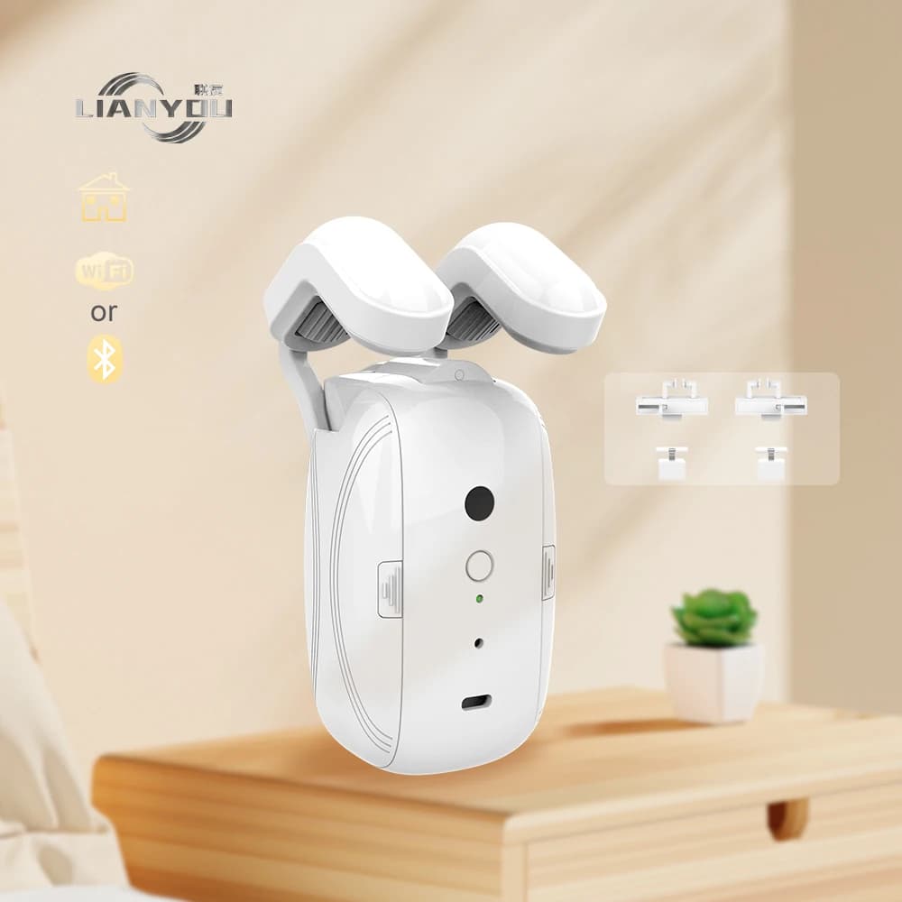Tuya Wifi BT Smart Curtains Robot Wireless Automatic Curtain Opener Voice Control Curtain Motor Alexa Google Home Office Modern