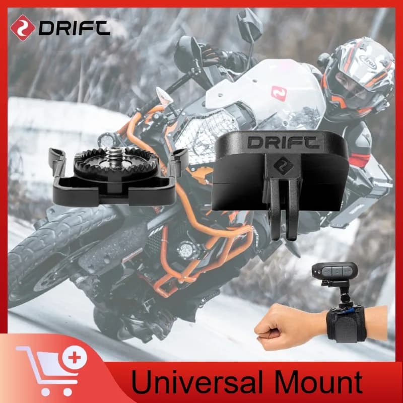 Drift Original Universal Mount Quick Release Adapter Action Camera Accessories for Ghost XL Ghost XL PRO Motorcycle Mount