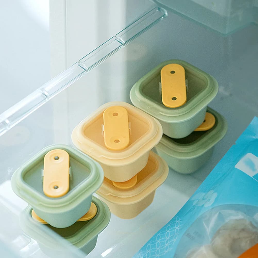 Stampo per ghiaccioli con coperchio sigillante Bastoncini di ghiaccio riutilizzabili Modello per realizzare accessori da cucina
