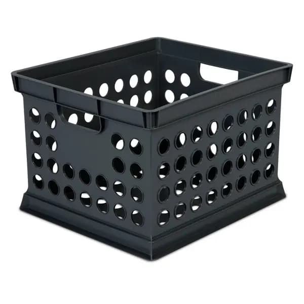 Storage Cubes, Bins & Boxes Plastic Black