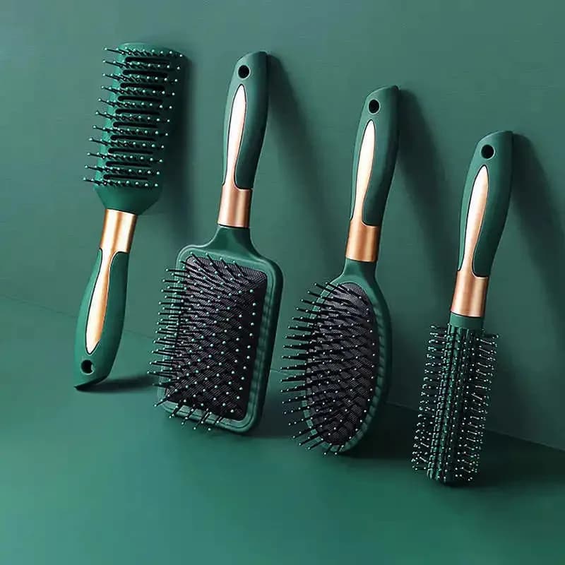 Oval round scalp massage air cushion comb, hair styling tool SPA antistatic exfoliating