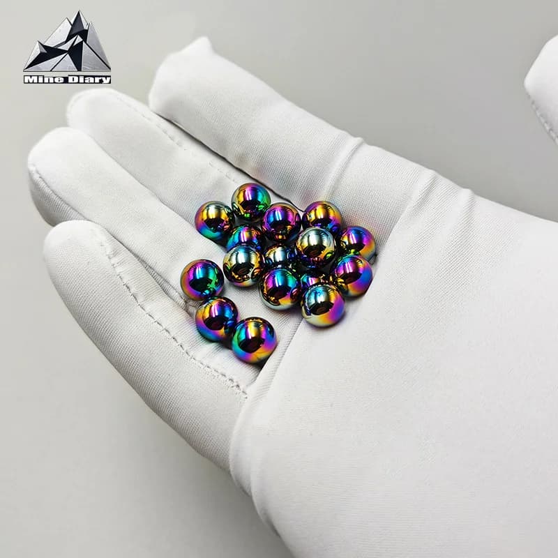 Giroscopio da Dito EDC con Perline Placcate in Tinta Unita, Accessori per Fidget Spinner