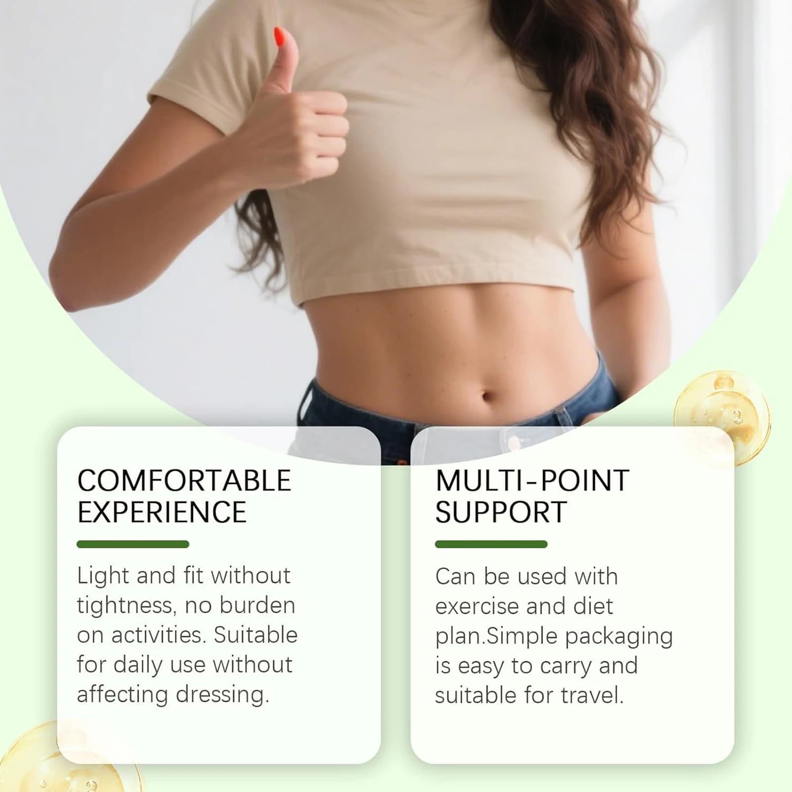 Set di 7 Patch per la Cura del Corpo alla Moringa 10-in-1, Idratanti e Rassodanti per Tutti i Tipi di Pelle, Supporto Confortevole e Discreto