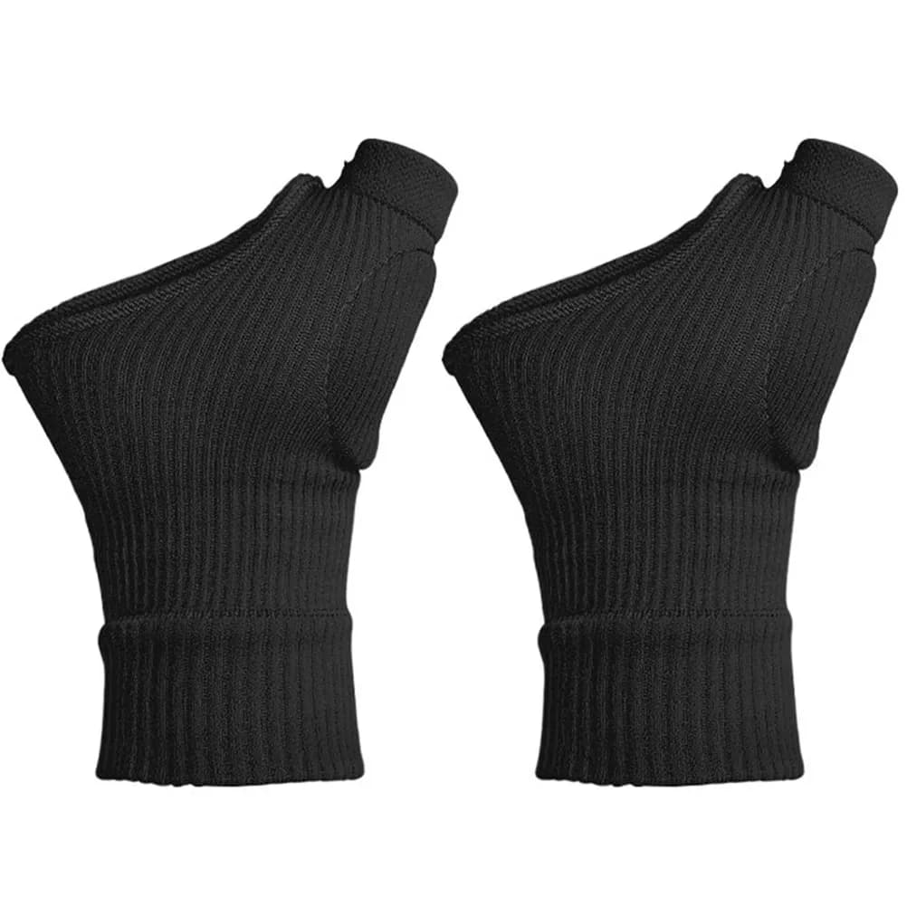 1 Paio di Guanti Compressivi per Artrite con Supporto per il Pollice, Tutore Riutilizzabile per il Polso per Circolazione Sanguigna, Sport e Uso Quotidiano
