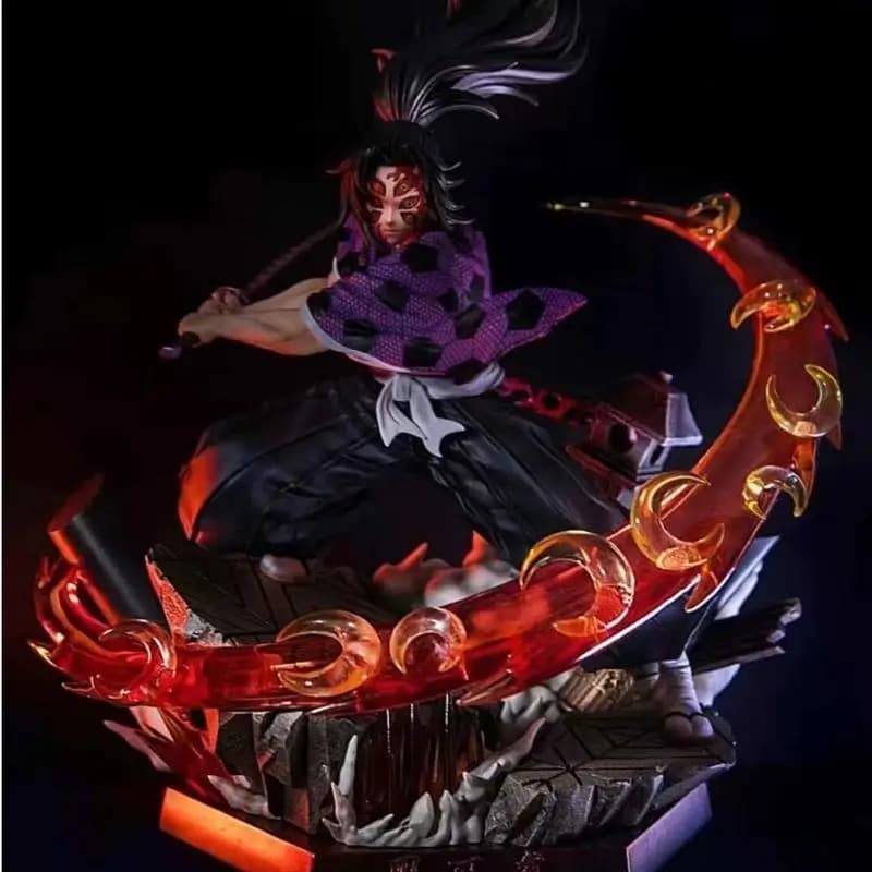 Nuovo 26 cm Demon Slayer Gk Kokushibo Figura Dodici Demon Moons Serie Grado Superiore Uno Anime Modello Da Collezione Ornamento Regali
