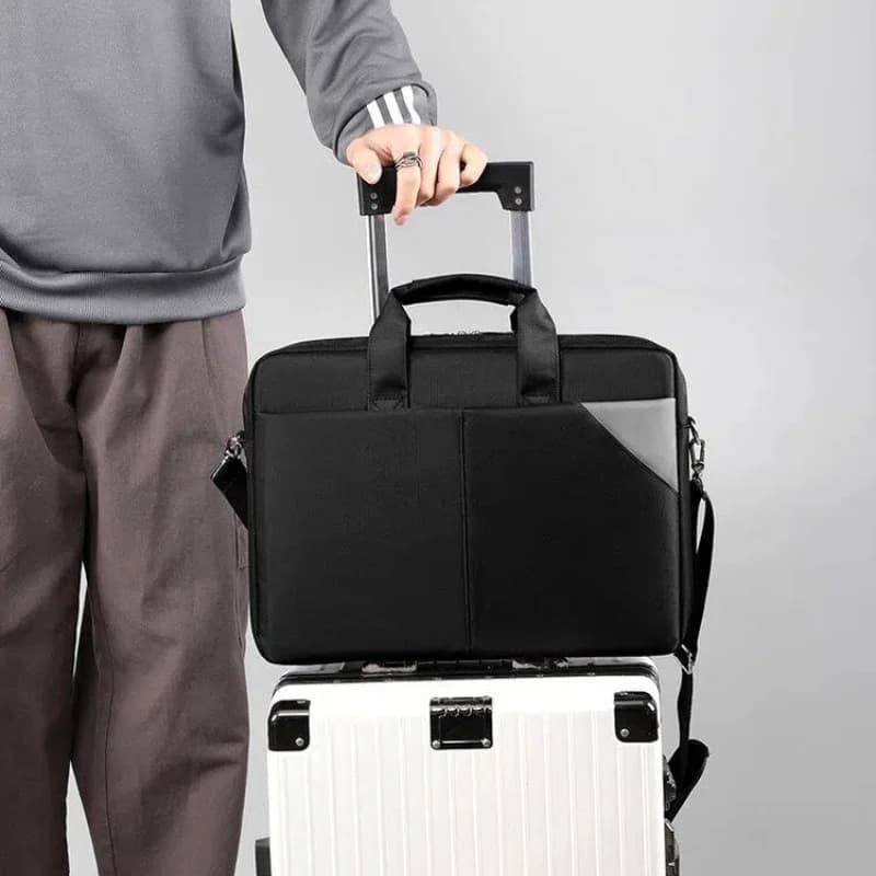 Borsa per laptop, custodia a tracolla per MacBook Air/Pro 13.3, Huawei, Asus, Dell da 14, 15, 15.6, 17 pollici - Borsa a mano per notebook