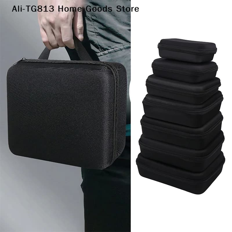 [TG813]1Pcs EVA Hard Storage Bag Travel Portable Zipper Bag Multiple Repair Tools Handbag Outdoor Anti-scratch Protective Case
