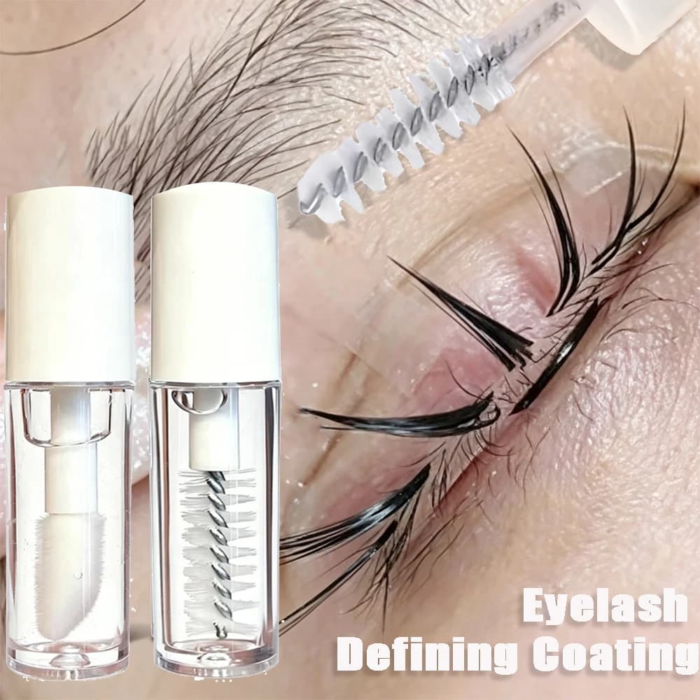 Manga Eyelash Sealing Glue Lash Extensions Clear Raincoat Mascara Eyelash Styling Sealant Fixer Cluster Lash Gel Makeup Tool