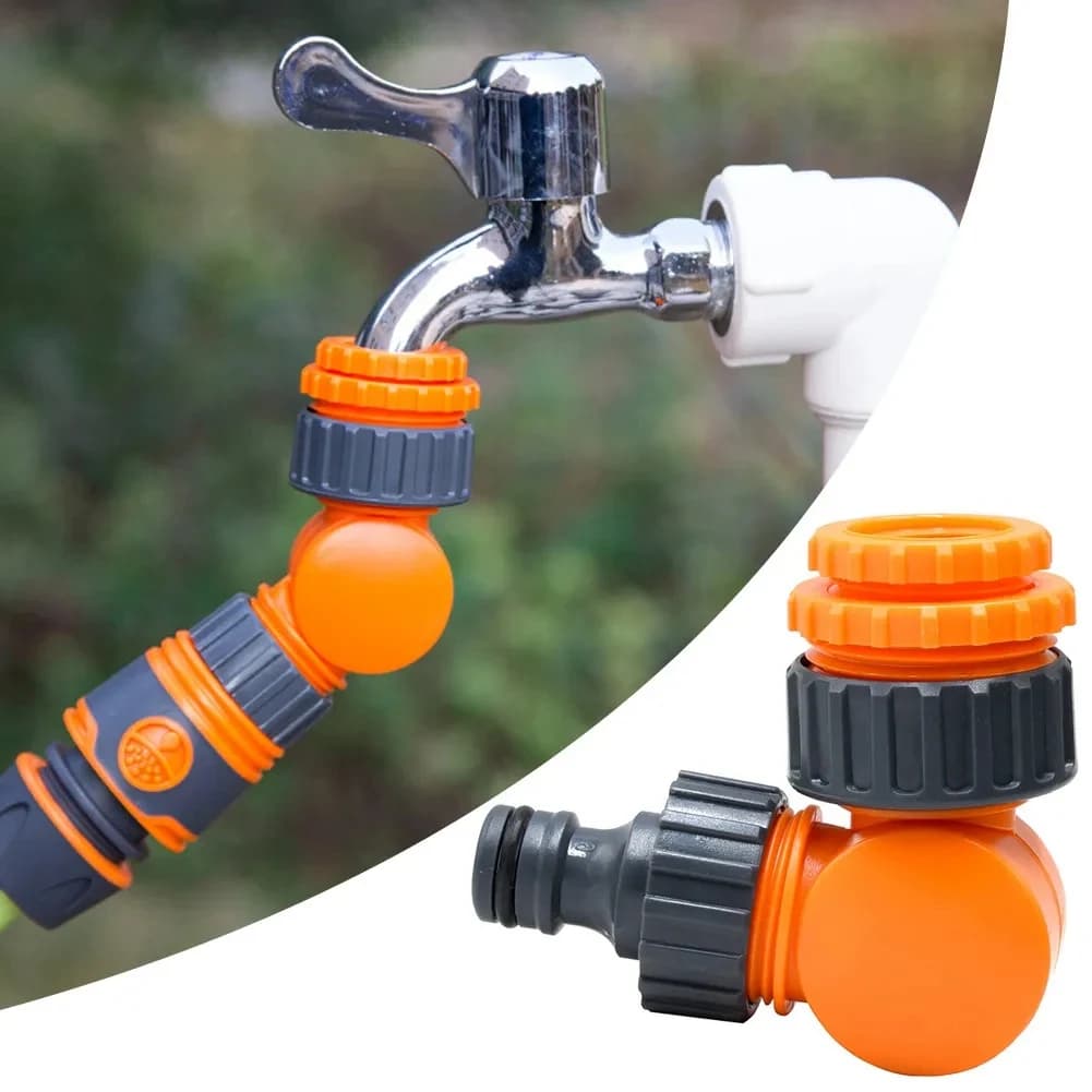 Connettore per Tubo da Giardino ABZT, Adattatore per Rubinetto, Raccordo Rapido per Irrigazione 2 Pezzi