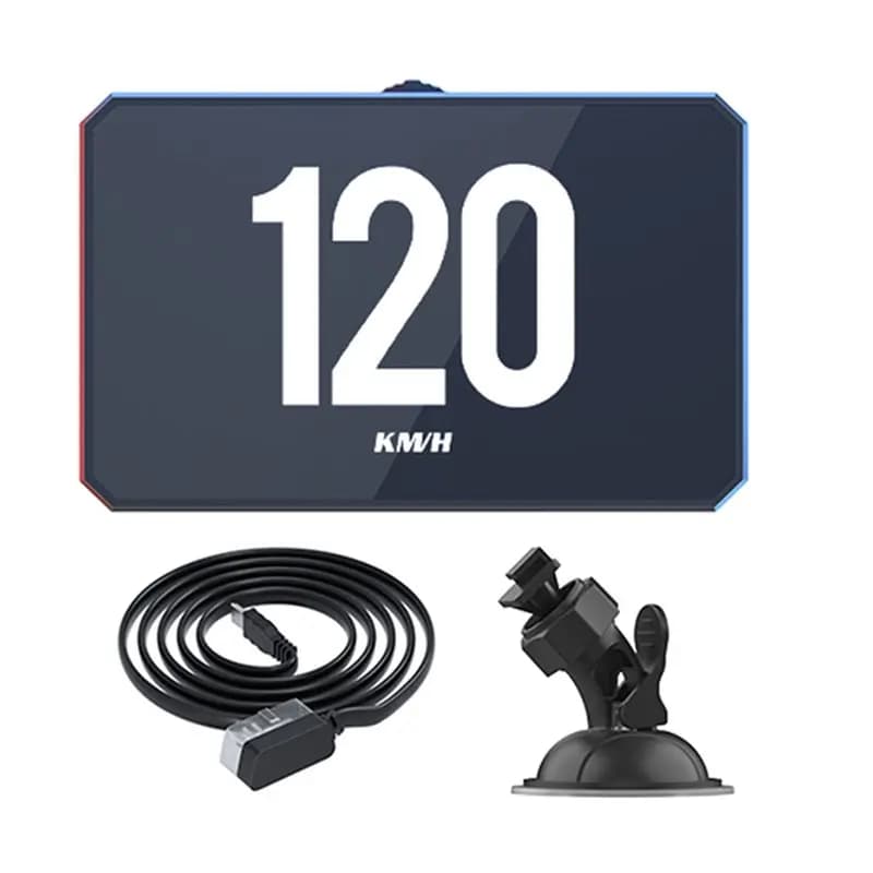 Display Head Up per auto OBD2 P16 HUD Tachimetro digitale Temperatura acqua Proiettore HUD OBD Velocità di sicurezza