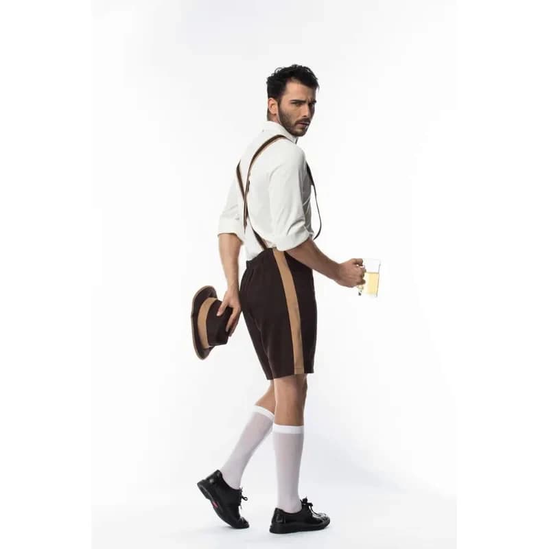 2026 Male Traditional Oktoberfest Costume Lederhosen Bavarian Octoberfest Beer Men's Outfit Cosplay Carnival RQ9SM