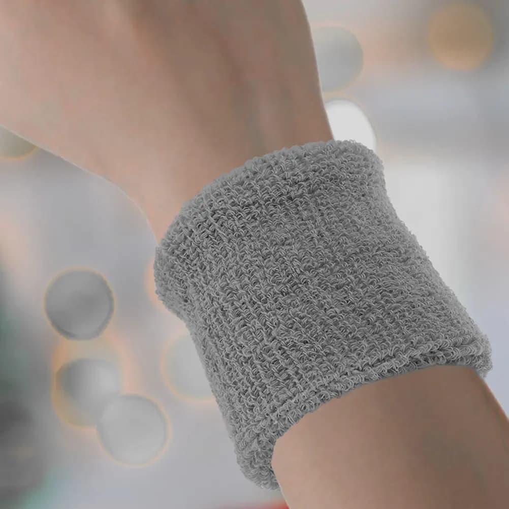 4 Pezzi Fasce da Polso Sportive, Supporto Elastico per Allenamento, Tennis, Basket, Fitness, Protezione Traspirante per il Polso