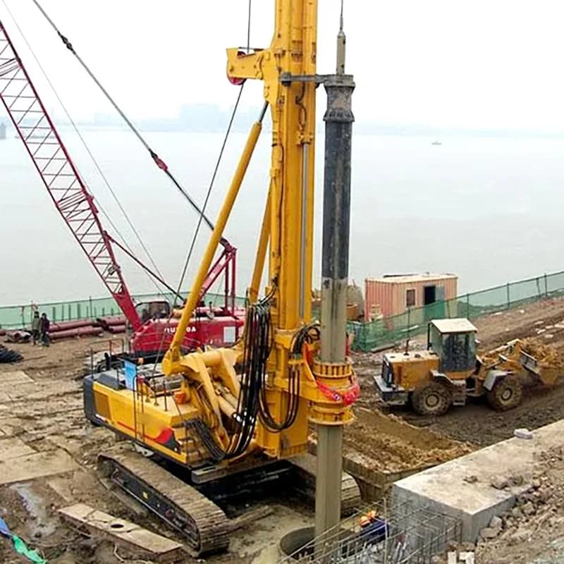1500mm Diameter 56m Depth Rotary Drilling Rig Drill Rig Foundation Machine SR155 for Infrastructure Project Use