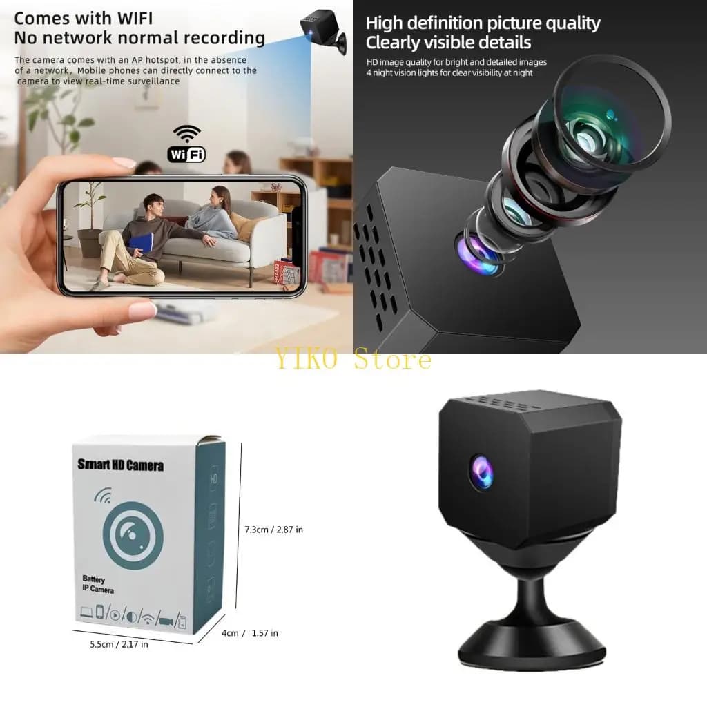 WiFi K32C Wireless 1080p Supported Room for Travel and Home Security Monitoring