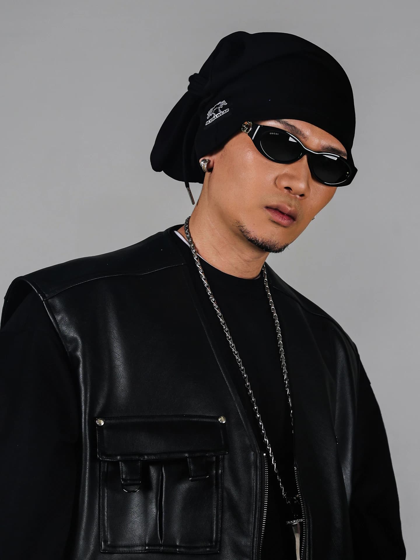 ACUSA Berretti stile street style anni '90 con design a corda, copricapo elastico, cappello piccolo versatile che snellisce il viso per uomo e donna