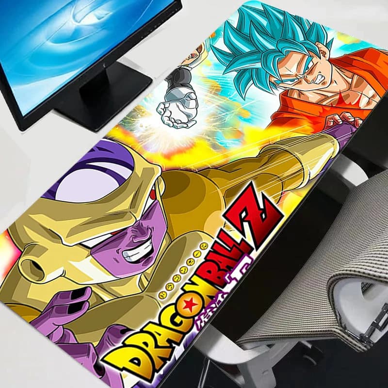 Tappetino per mouse Dragon Ball DBZ Grande XXL Tappetino per scrivania per PC Gamer Tappeto per ufficio Tastiera Tavolo Accessori da gioco Tappetino per mouse Tappetini per mouse