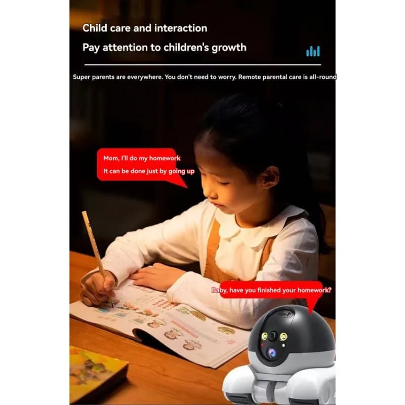 CQMF-Smart Security camera from 2 MP, HD, APP alerts in real time, two-way audio, with motion detection for babies and pets SPINA EU 4G