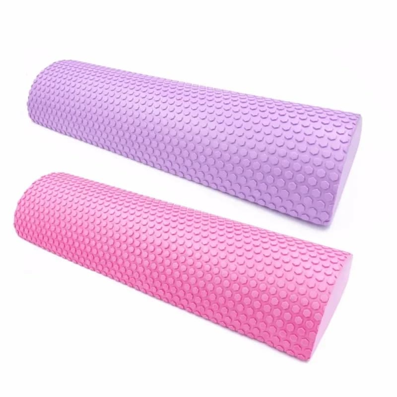EVA Foam Roller for Yoga Pilates Fitness Equipment Balance Pad Yoga Blocks with Massage Floating Point 30-45 cm