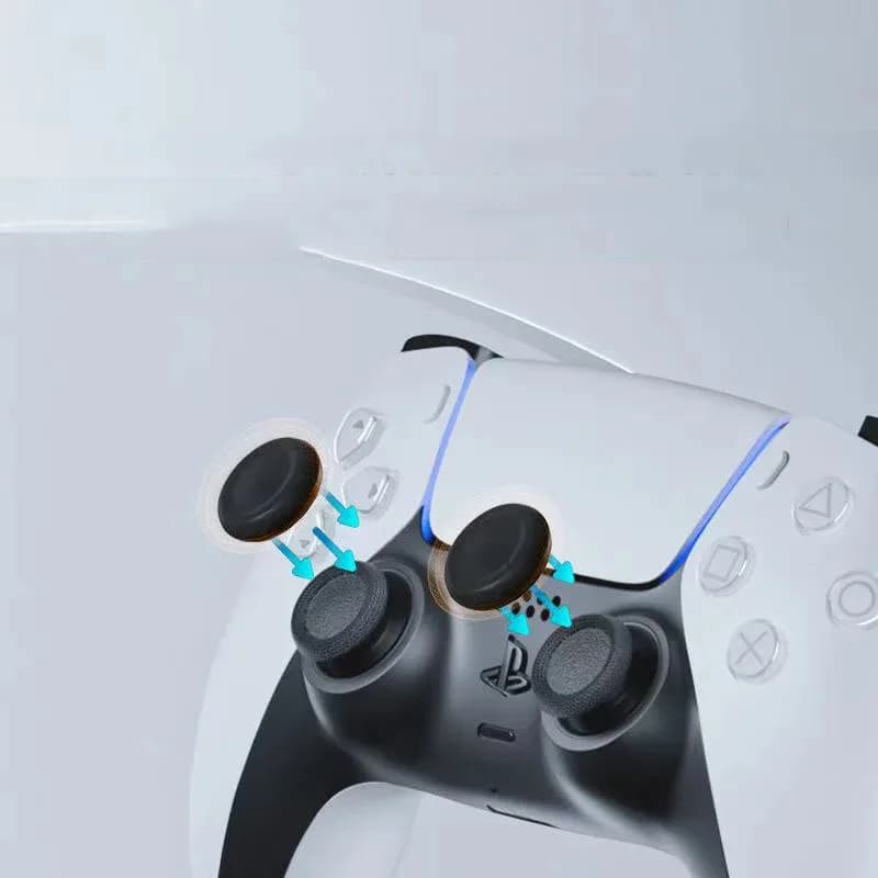 2/4/6/10 pezzi Cappucci per levetta per controller PS5 PS4, sostituzione della copertura dell'impugnatura del joystick per Playstation 5 4, accessori per parti di riparazione