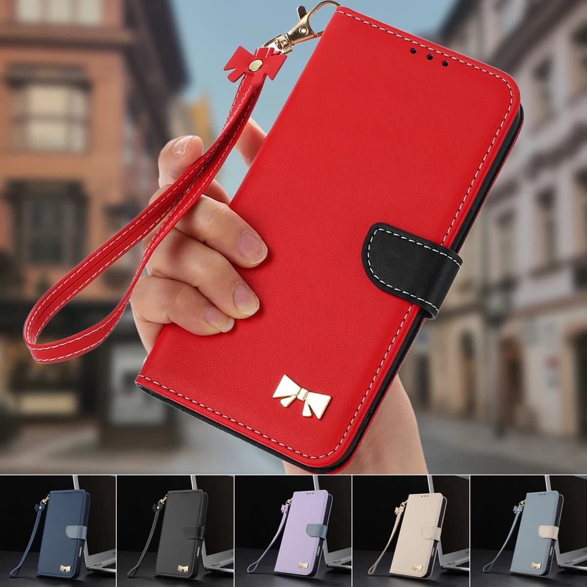 Leather Wallet Case for Redmi Note 15 14 13 12 Pro Plus 14C 13C 12C 11A Turbo 4 Pro A4 A3 with Carte Door
