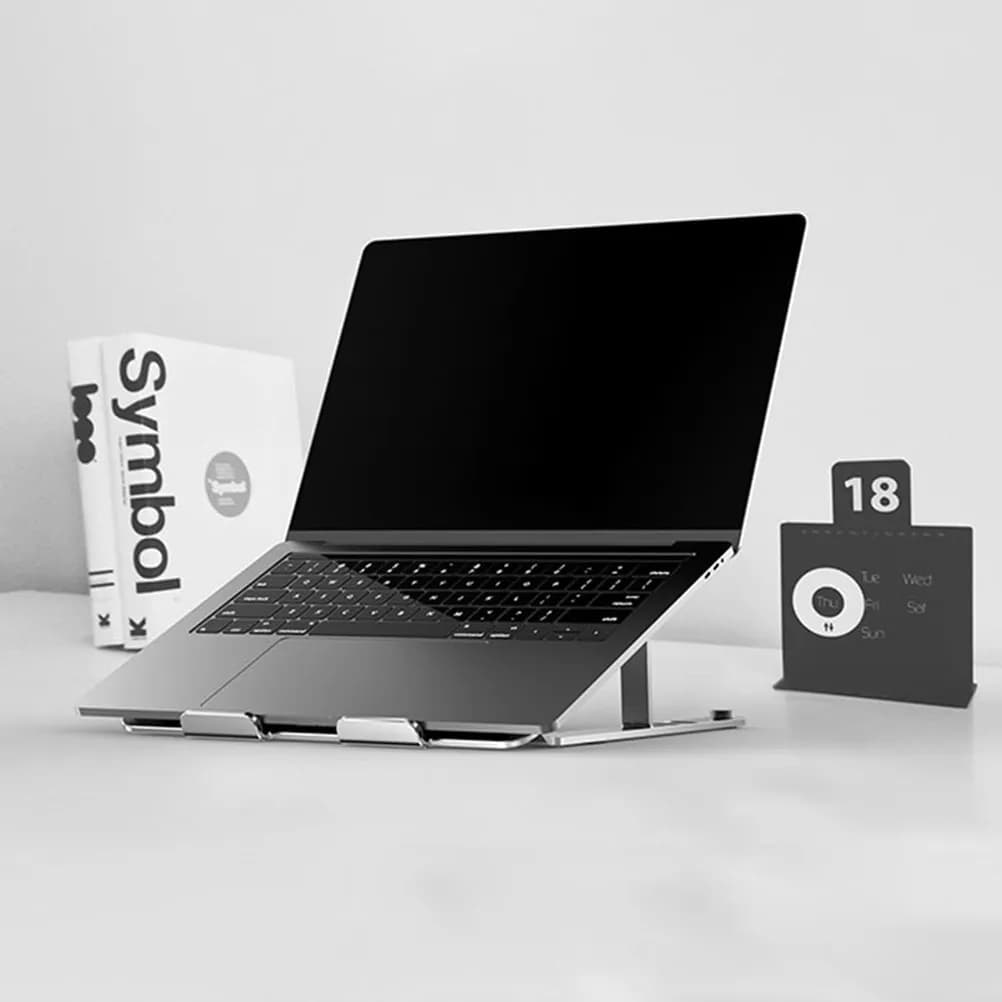 Base di Raffreddamento per Laptop LED da 12 cm per Notebook da 17,3 Pollici con Supporto Regolabile in Altezza, Ventilato in Lega, Silenzioso e Veloce
