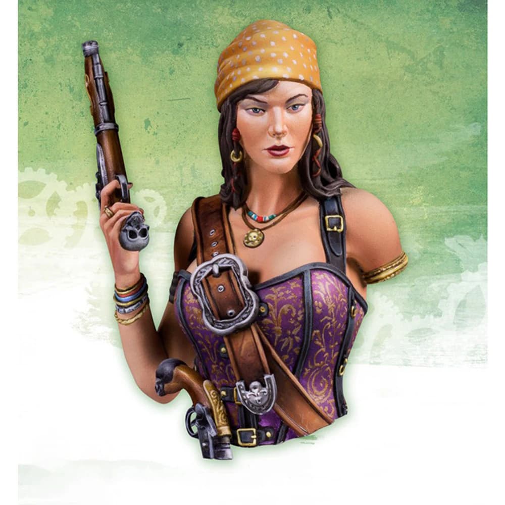 1/12 MARY READ, Figura in resina, busto, GK, kit non assemblato e non verniciato