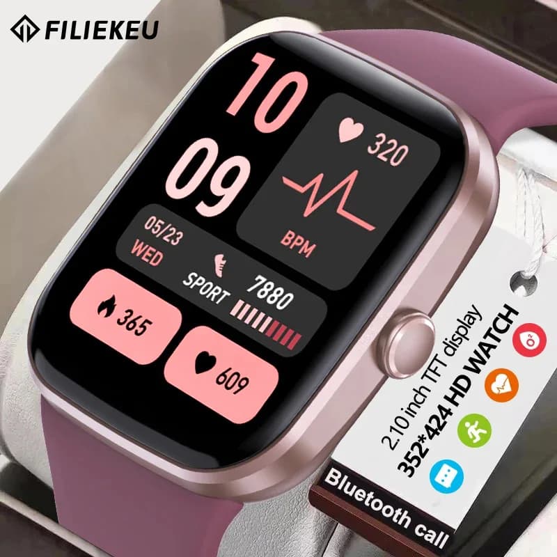 FILIEKEU SmartWatch Man Women's Sports Fitness Bracelet Bluetooth Smart Clock Waterproof Man Fashion Smart Watch Woman